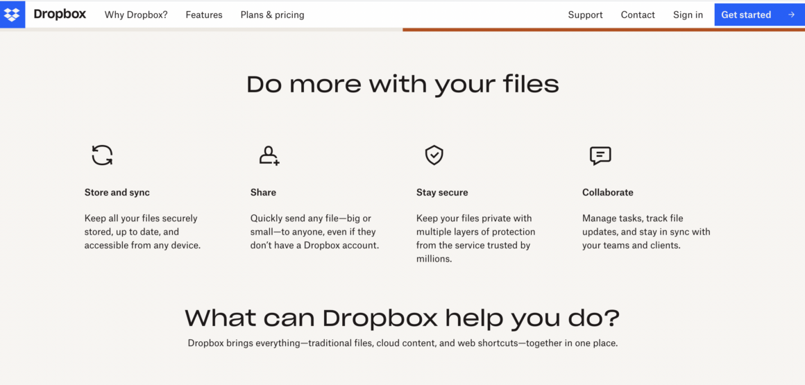 Dropbox 以產品為主導的公司