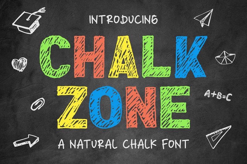 Chalkzone 黑板字體