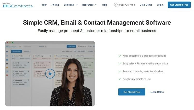 큰 연락처 CRM 도구