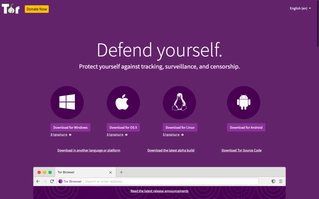 Tor browser