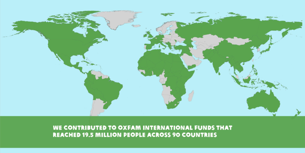 Harta dinamică Oxfam Irlanda