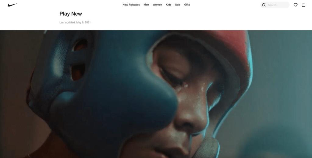 Nike Digital Storytelling