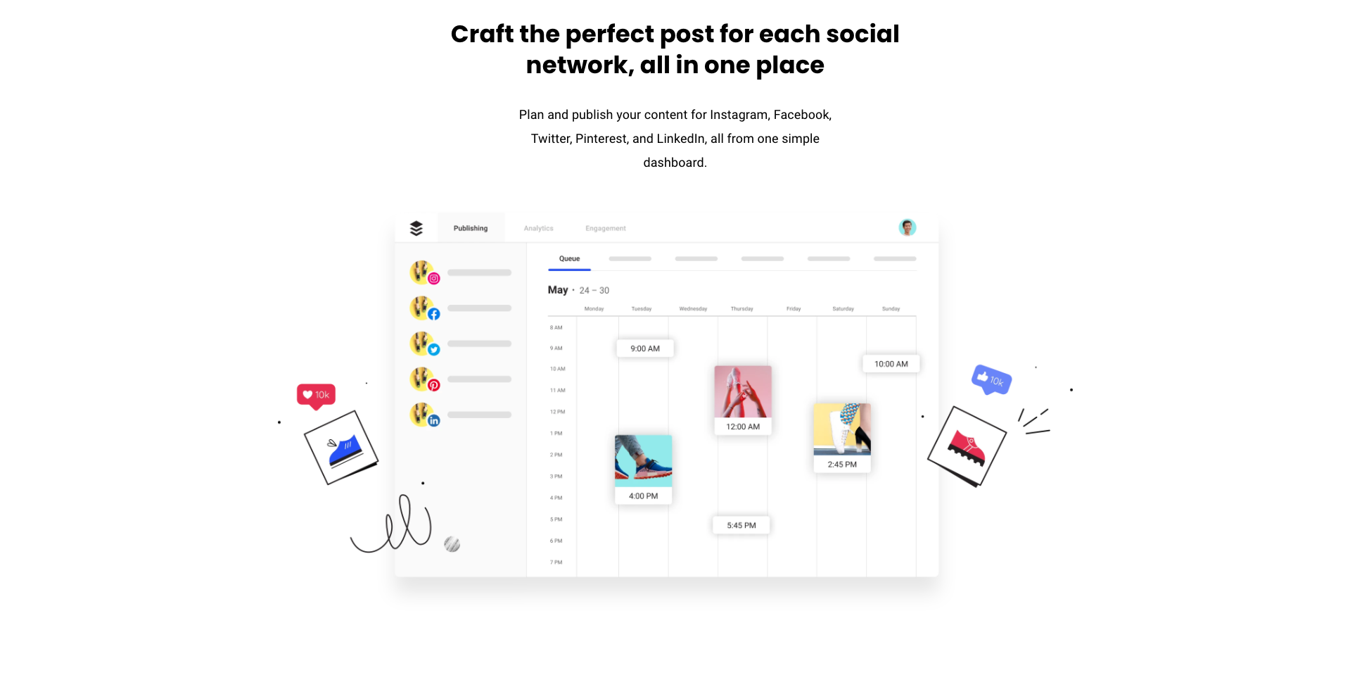 Strumento per i social media buffer