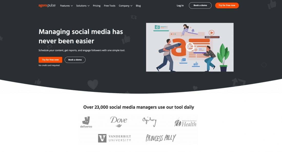 الصفحة الرئيسية Agorapulse - مارس 2021