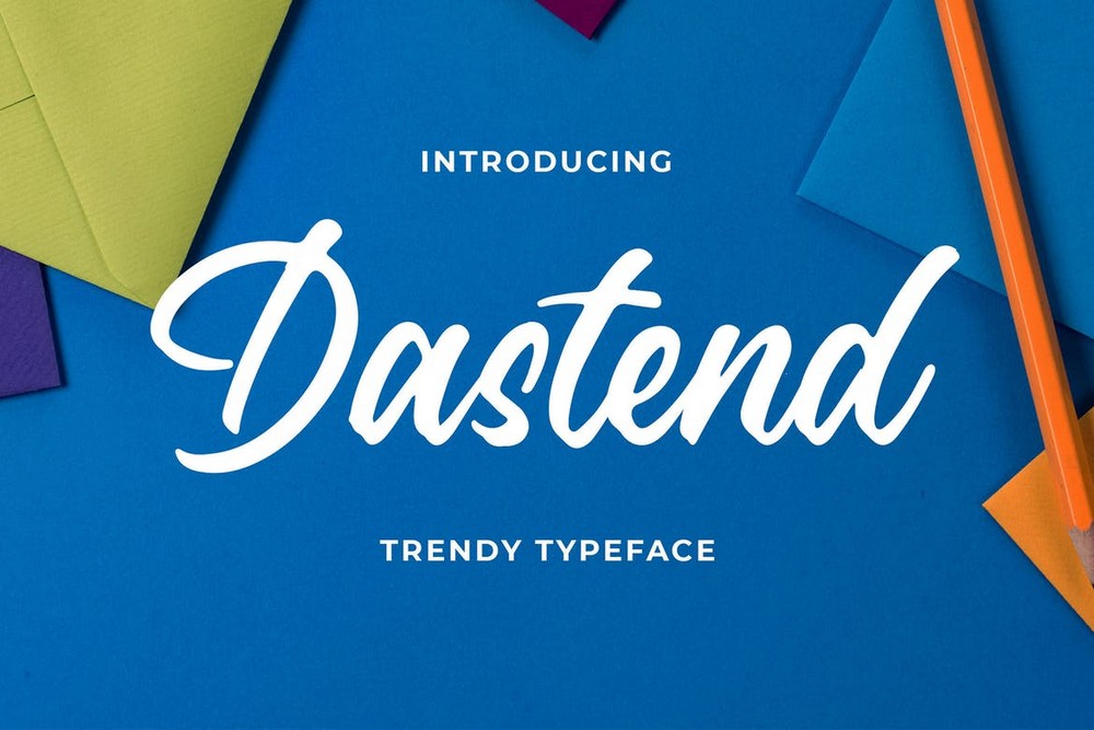 Dastend — modny krój pisma