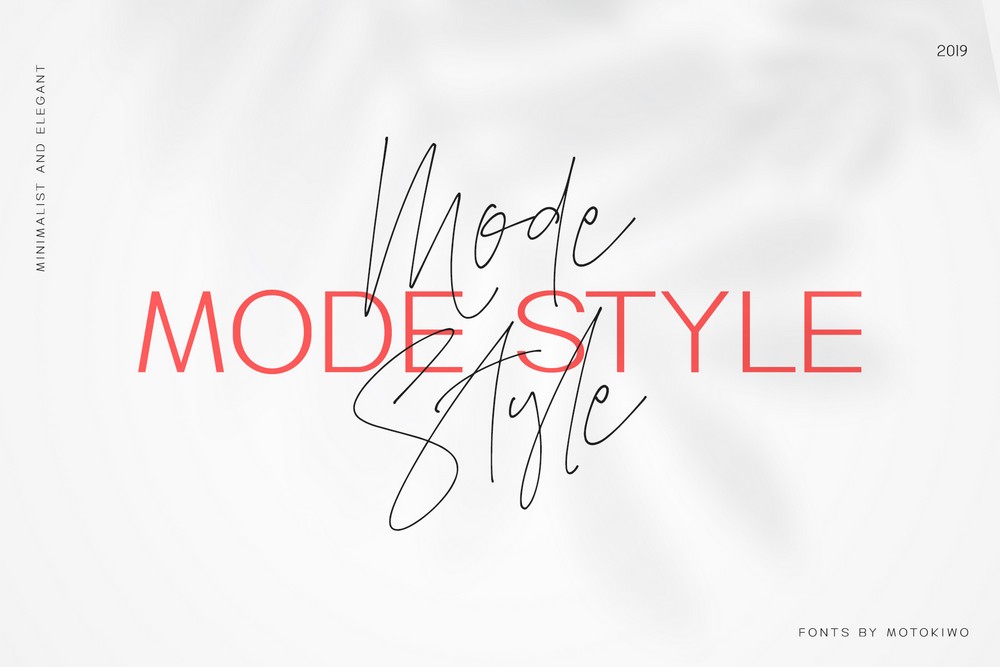 Styl trybu — nowoczesny duet czcionek