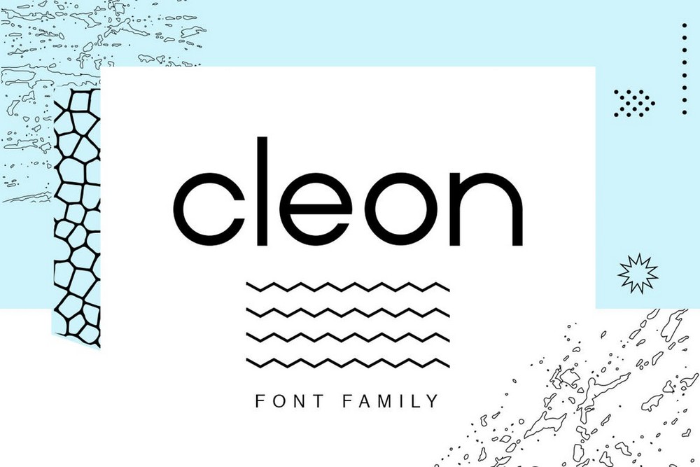 Cleon — elegancka czcionka bezszeryfowa
