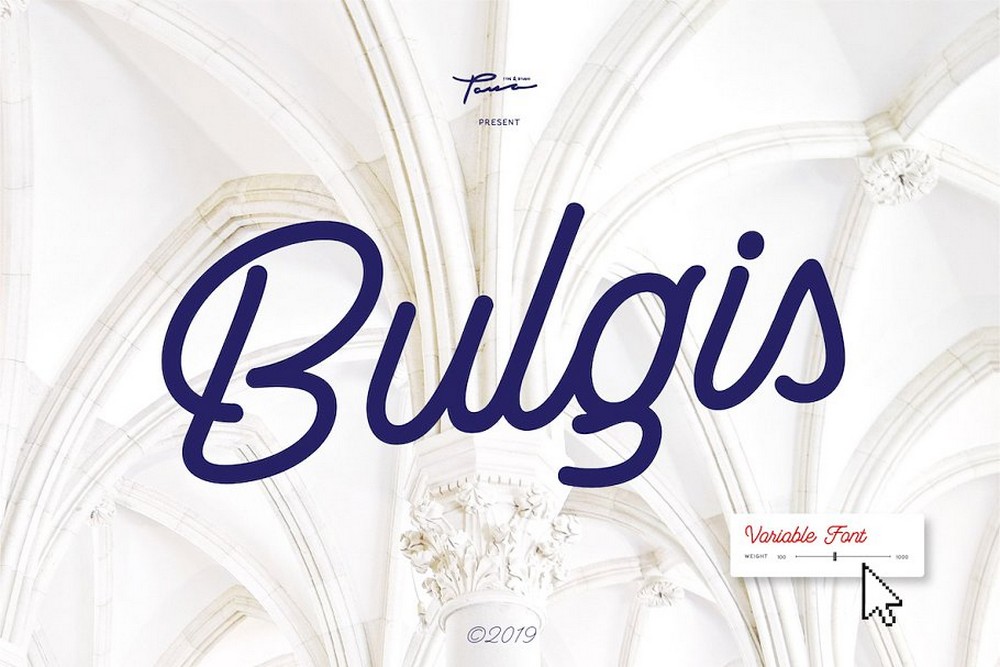 Bulgis — stylowa czcionka skryptowa