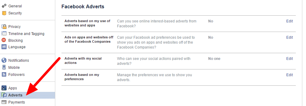 Facebook-Werbung