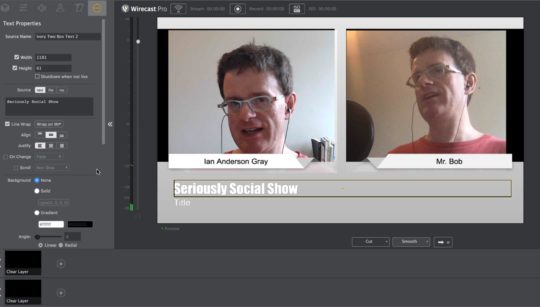 ภาพหน้าจอ Wirecast