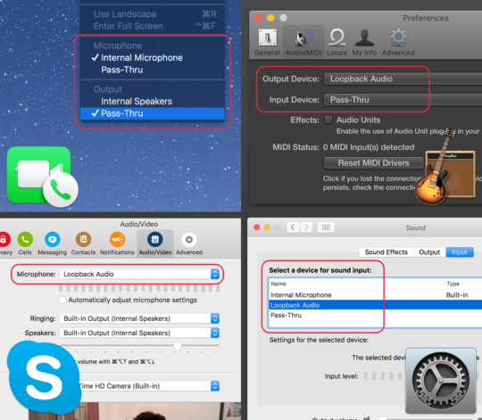 Loopback สามารถกำหนดเส้นทางเสียงจาก Zoom หรือ Skype ไปยัง OBS Studio เพื่อบันทึกเสียงของโฮสต์ร่วมของคุณ
