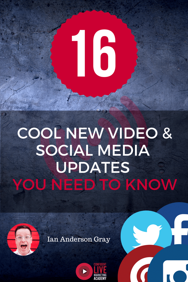 16 fantastici nuovi video e aggiornamenti sui social media che dovresti conoscere