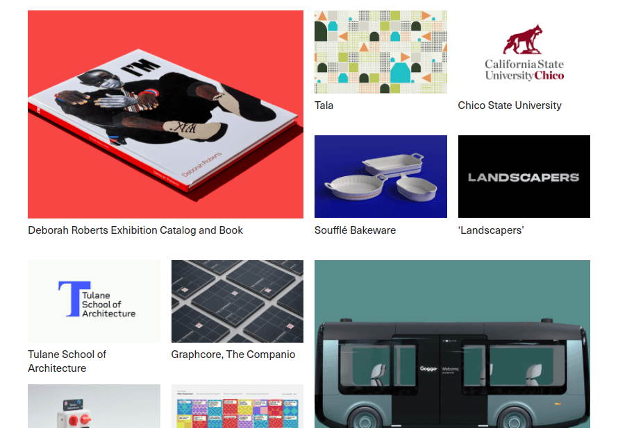 Portofoliu de design grafic Pentagram
