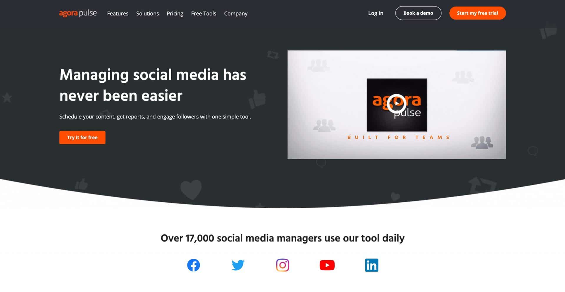 2019'da Agorapulse Ekran Görüntüsü