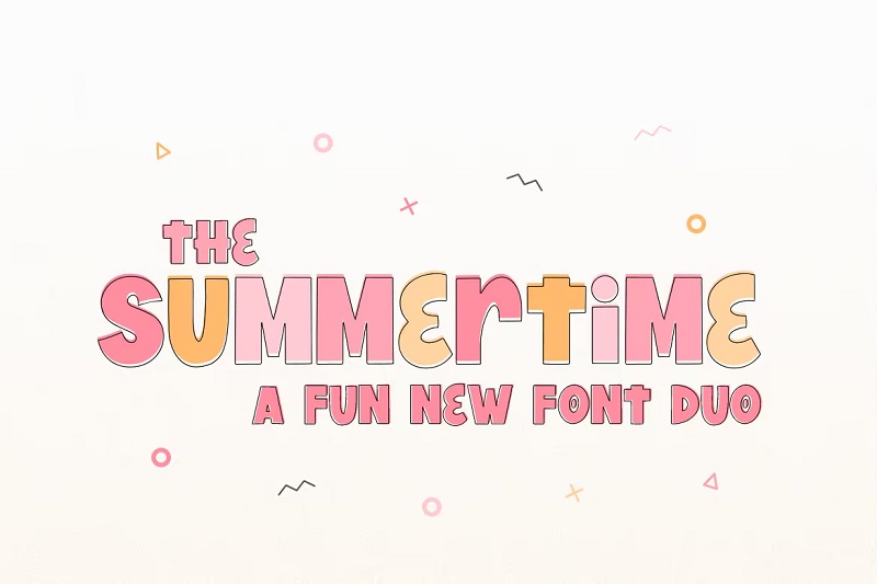 Summertime-Schriftart