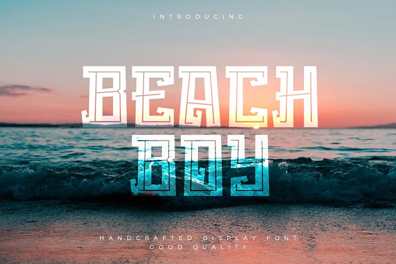 Beach Boy-Schriftart