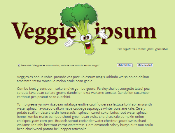 Veggie-Ipsum