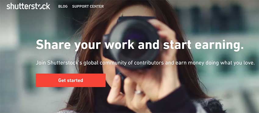 Shutterstock에 제출
