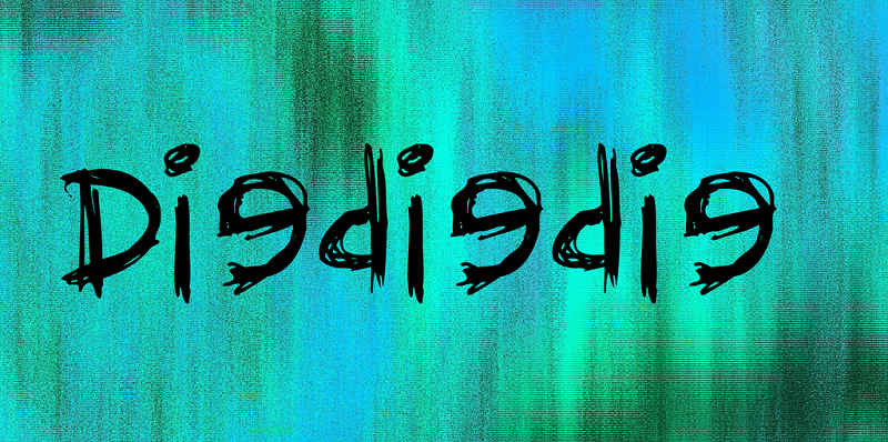 Coretan font grafiti