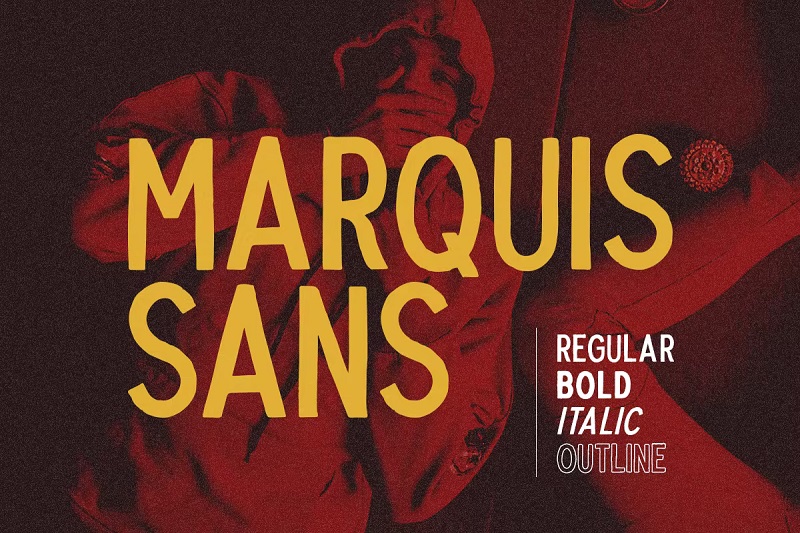 Font tulisan tangan Marquis Sans