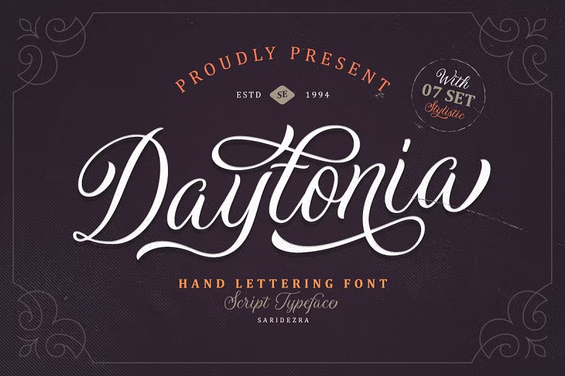 Font tulisan tangan Daytonia
