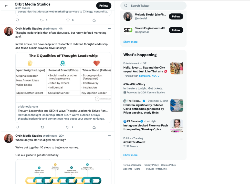 estudios de medios orbit redes sociales