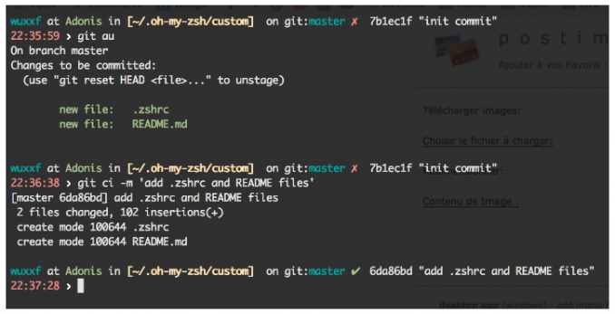 ああ私のzsh