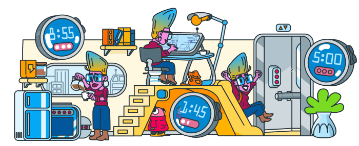 1日8時間の労働-カバー
