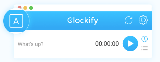 Rastreador automático en Clockify
