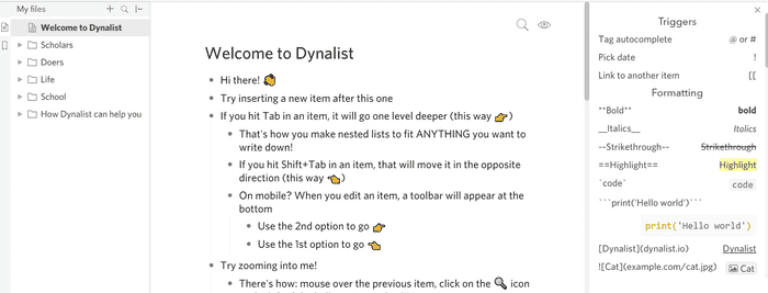 Dinalist