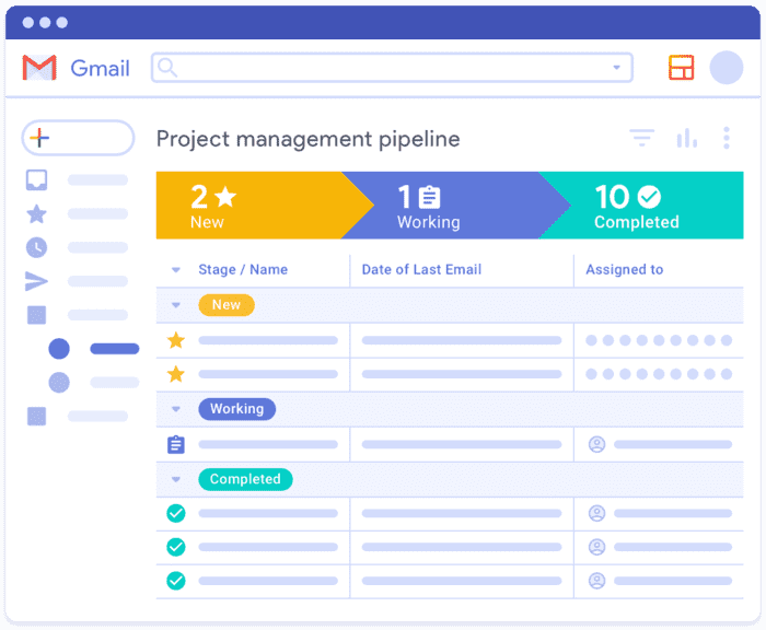 Streak pentru Gmail