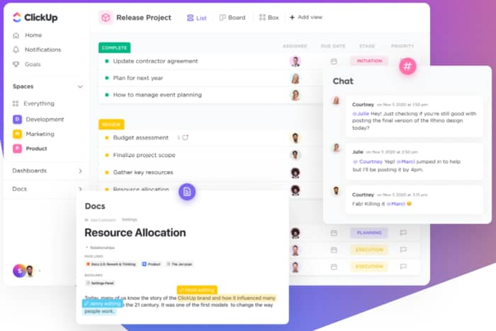 Aplicación ClickUp