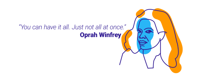 Citation d'Oprah Winfrey sur le temps