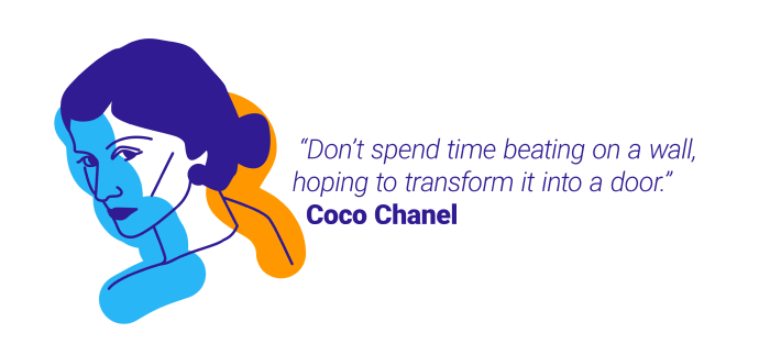 Citation de Coco Chanel sur le temps