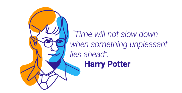 Citation de Harry Potter sur le temps
