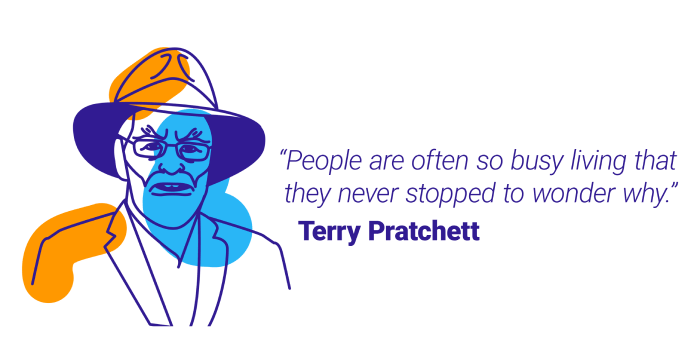 Citation de Terry Pratchet sur le temps