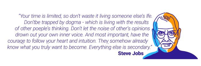 Citation de Steve Jobs sur le temps
