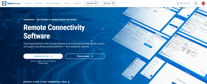 Software de escritorio remoto - TeamViewer