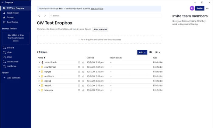 DropBox Biznes