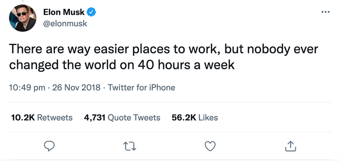Elon Musk-Tweet
