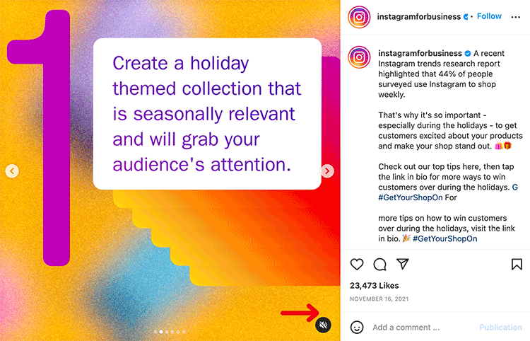 konten tip carousel instagram