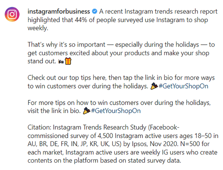 instagram untuk bisnis