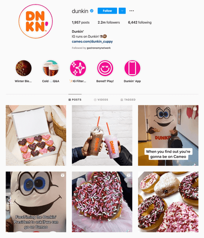 dunkin-Instagram