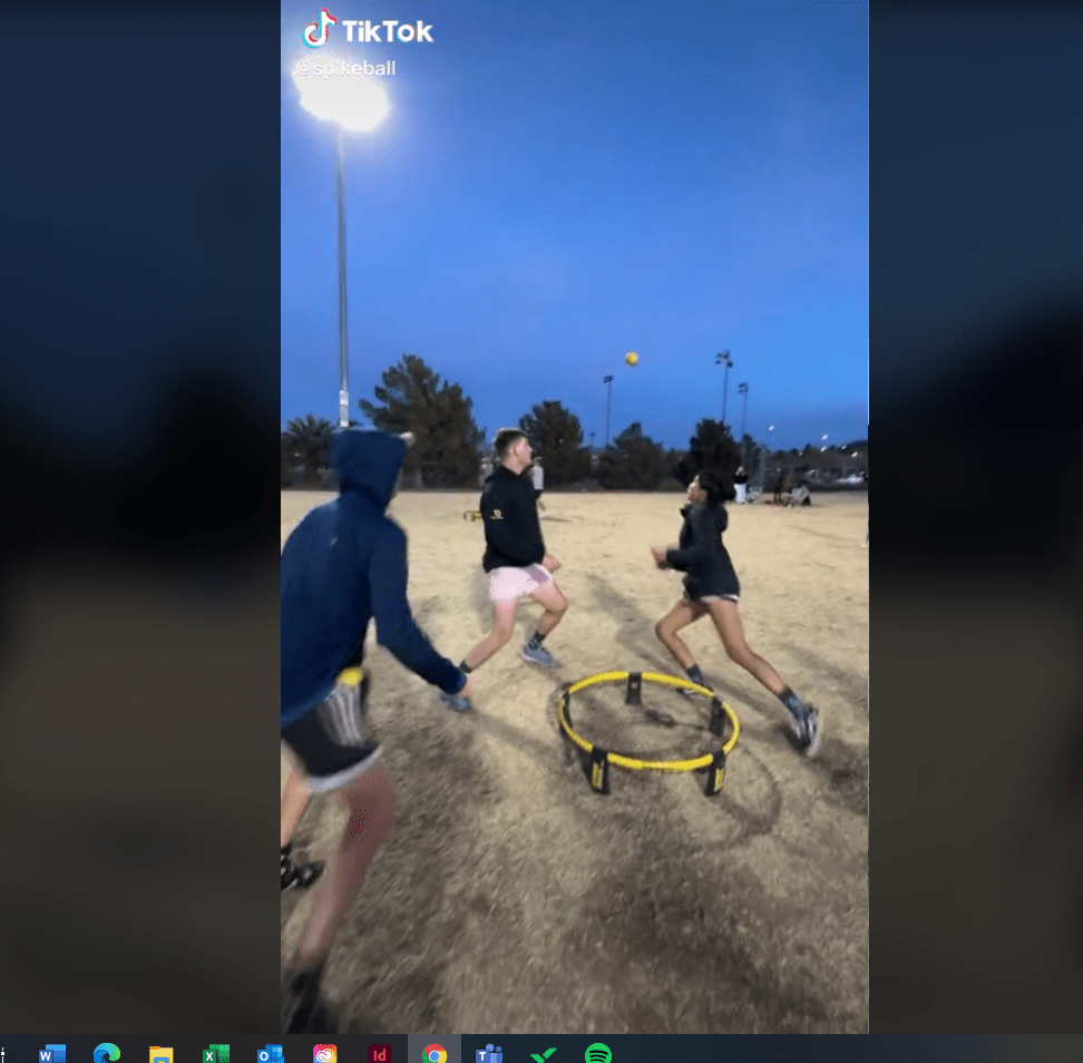 Contenido de Spikeball TikTok