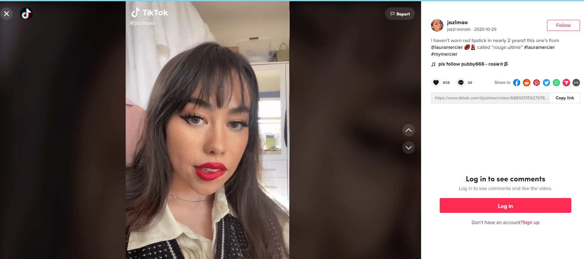 Laura Mercier TikTok
