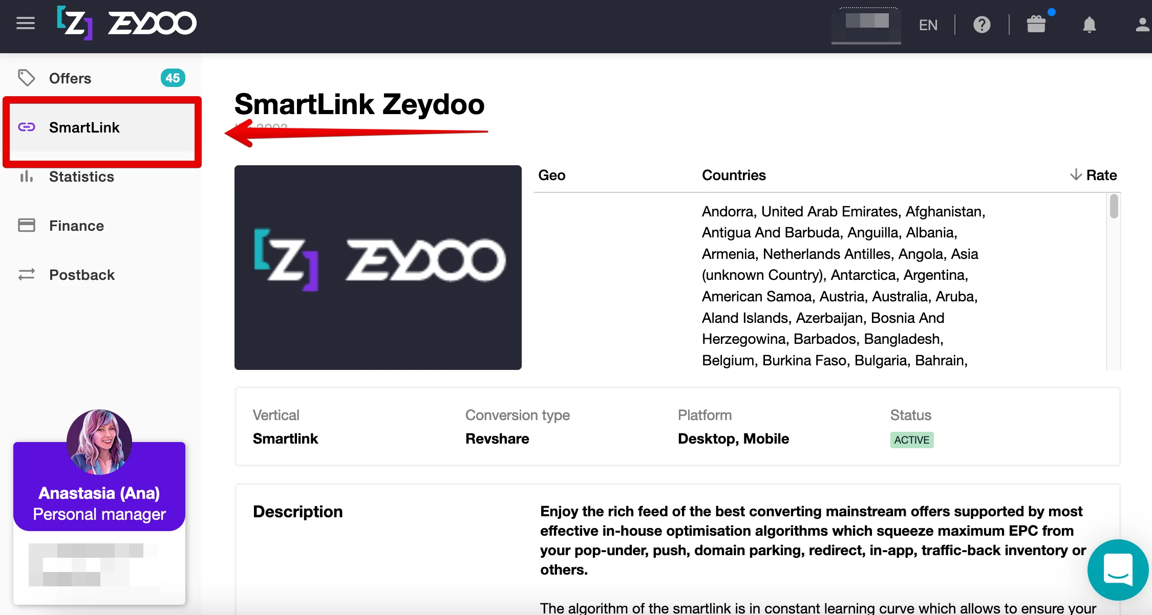 propellerads - zeydoo smartlink