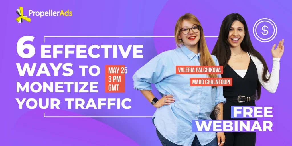 Webinar para editores - 6 maneiras de monetizar seu tráfego