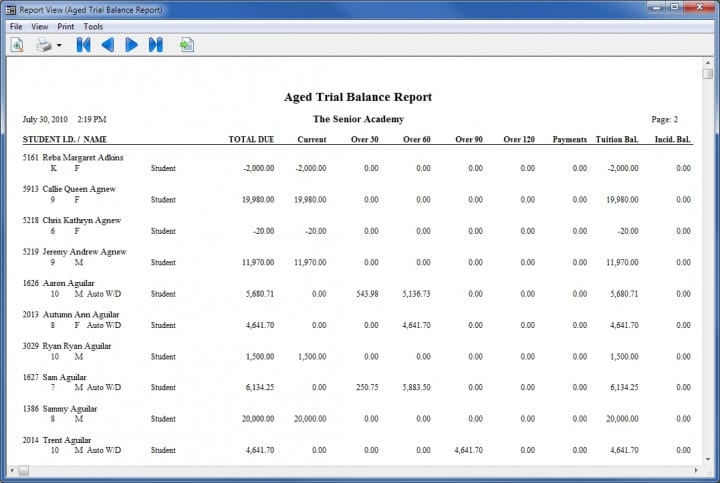 Software de contabilidad escolar - Senior Systems