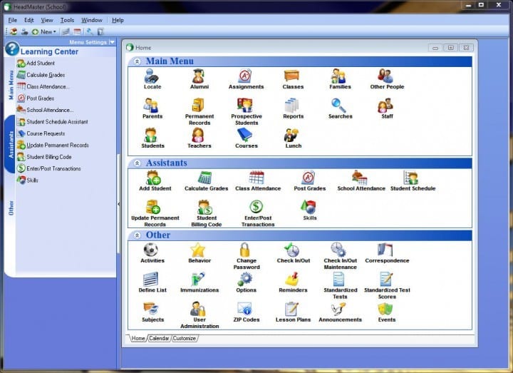 Software de contabilidad escolar - Headmaster