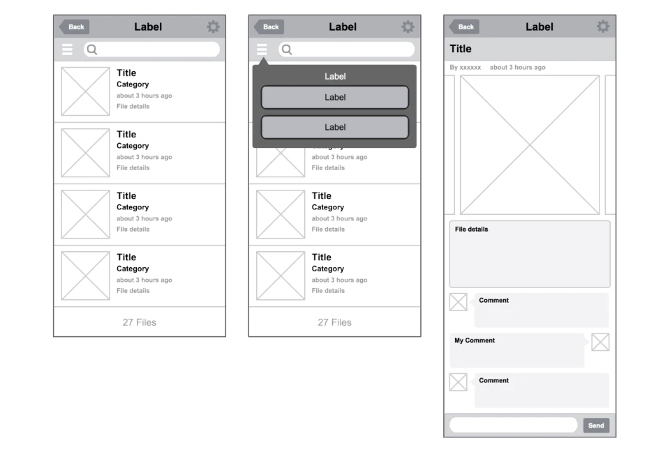 <p><i><span style="font-weight: 400;">Creación de wireframe móvil en </span></i><a href="https://www.capterra.com/p/145718/ Caco/"><i><span style="font-weight: 400;">Cacoo</span></i></a><i><span style="font-weight: 400;"> ( </span></i><a href="https://www.capterra.com/p/145718/Cacoo/"><i><span style="font-weight: 400;">Fuente</ span></i></a><i><span style="font-weight: 400;">)</span></i></p> <p><i><span style="font-weight: 400;">Creating mobile wireframe in </span></i><a href="https://www.capterra.com/p/145718/Cacoo/"><i><span style="font-weight: 400;">Cacoo</span></i></a><i><span style="font-weight: 400;"> (</span></i><a href="https://www.capterra.com/p/145718/Cacoo/"><i><span style="font-weight: 400;">Source</span></i></a><i><span style="font-weight: 400;">)</span></i></p>